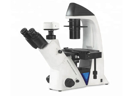 Biological 40X Inverted Optical Microscope WF10X/22mm Trinocular