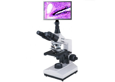 40-1600X Biological Lcd Screen Microscope With Video Output Bright Field