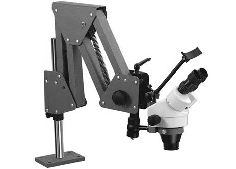 Stereo Diamond Setting Microscope 45X LED Illumination Jewelers Bench Microscope