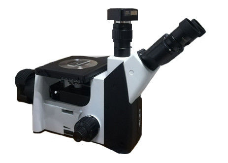 50X-1000X  Inverted Optical Microscope Metallurgical WF PL10X Trinocular