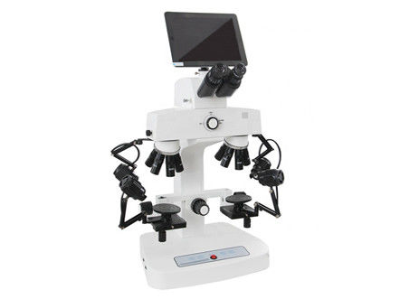 Forensic Lcd Digital Microscope Pad 240X Trinocular Compound Microscope