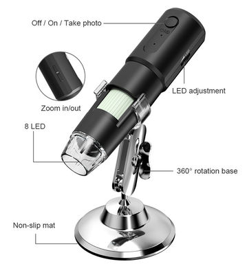 1000X Wifi Electron 480P USB Camera Microscope