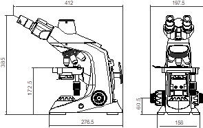 Drop Style Integrated Lab Biological Microscope Binocular Type