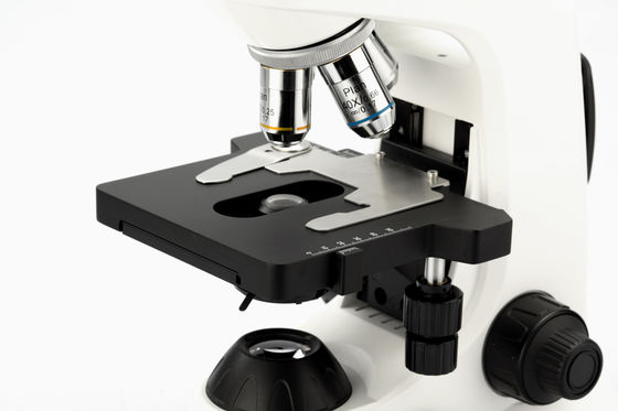 4 Position 40X Lab Biological Microscope With Mechanical Stage