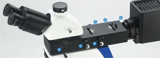 50X 1000X Binocular Optical Metallurgical Microscope Tinocular Bright Dark Field