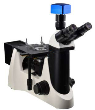50X-1000X Inverted Metallurgical Microscope Equipped With Yellow Blue Green And Polarizing Filters