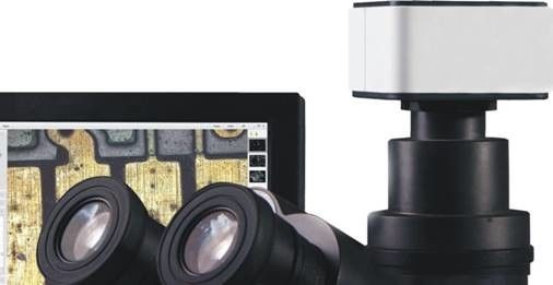 Maximum Pixel 5M USB 2.0 Digital Microscope Camera 22FPS Frame Rate