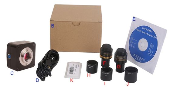 101.2 FPS Cmos USB Microscope Camera 640x480 Hardware Resolutions Range 3M Pixel