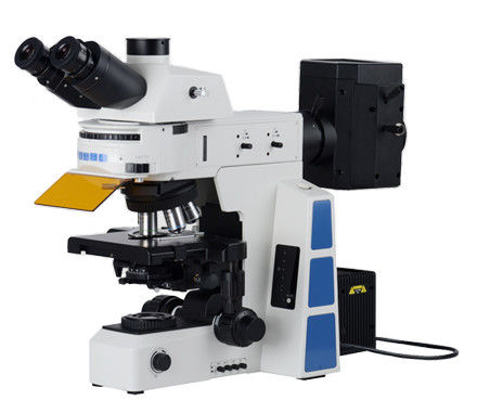 Trinocular APO Led Fluorescent Microscope PL10x22mm Trinocular Head